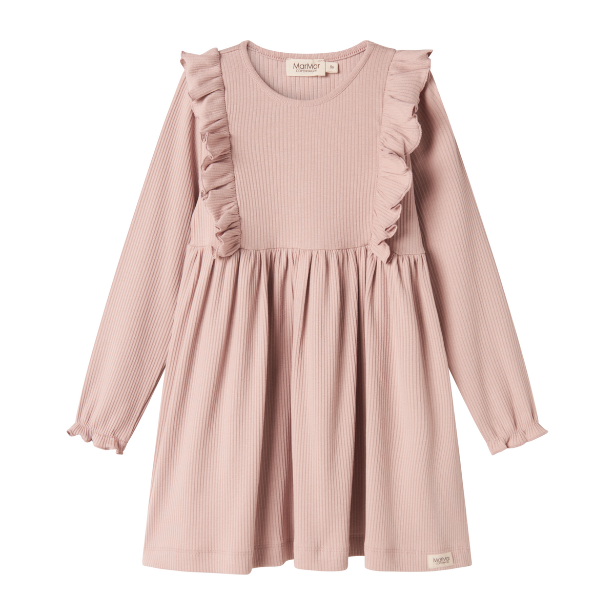 fitted lace wedding dress Milk Long Sleeve Ribbed Knit Midi Dress — SOLMAR