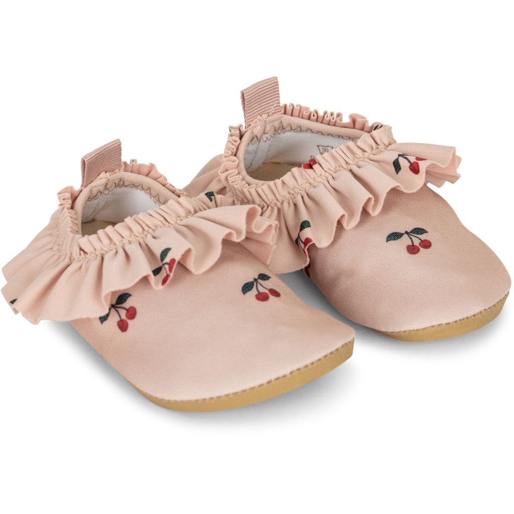 Konges Sloejd Sailor Frill Swim Shoes, Seedpearl