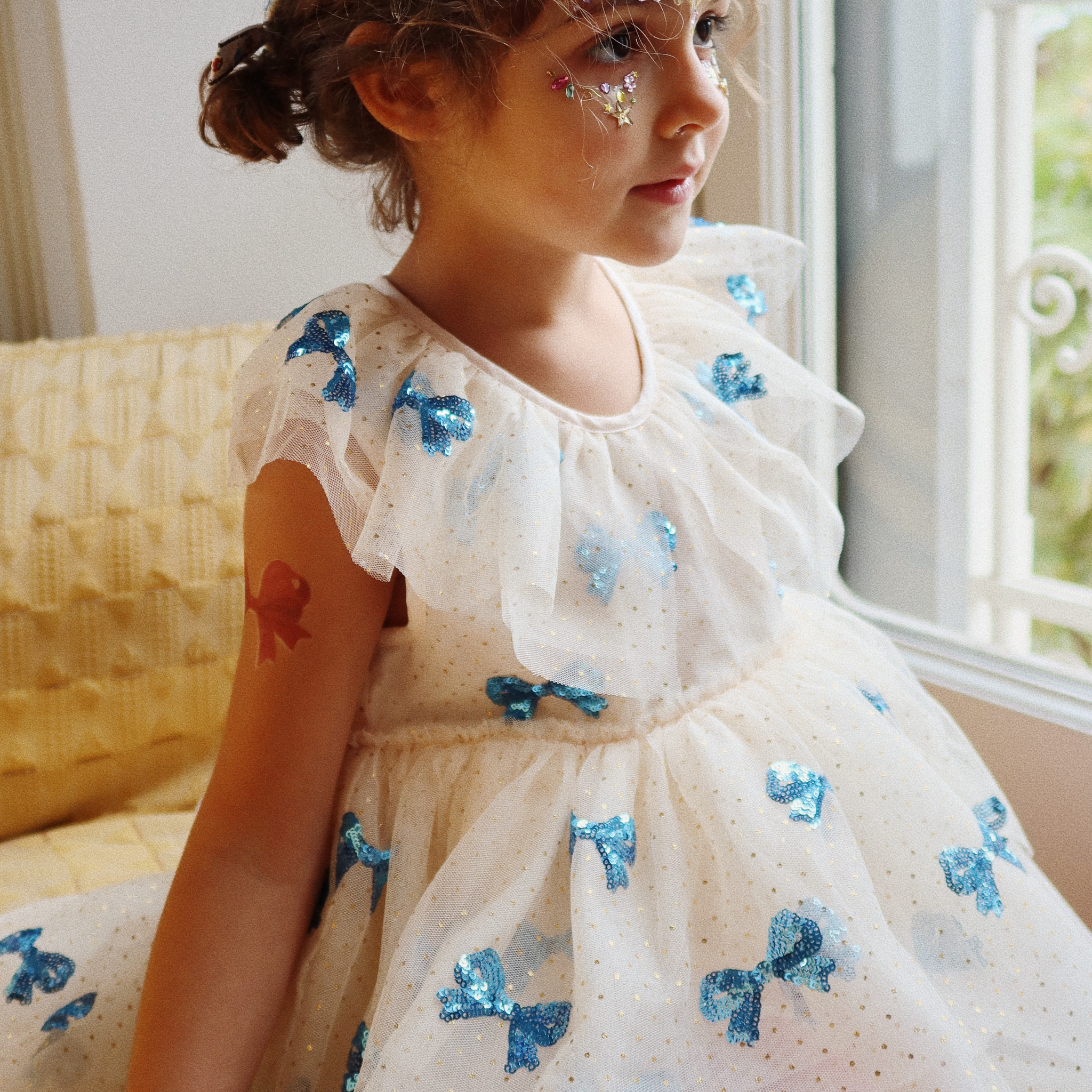 Konges Sløjd, Yvonne Fairy Dress - Bowie Blue – Petit Fawn