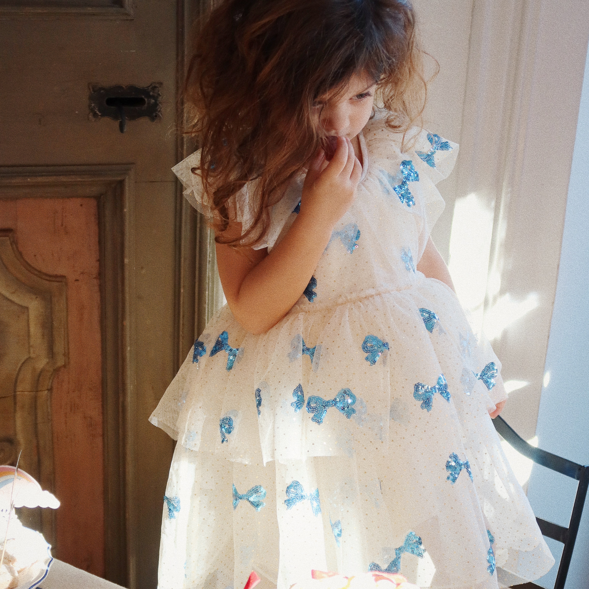 Konges Sløjd, Yvonne Fairy Dress - Bowie Blue – Petit Fawn
